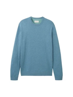 TOM TAILOR Strickpullover Türkis/Blau/Hellblau TOM TAILOR Strickpullover Türkis/Blau/Hellblau