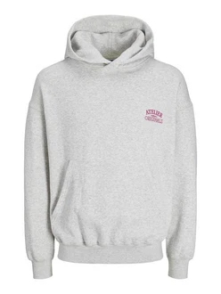 Jack & Jones Sweatshirt Santorini Grau/Rosa/Hellgrau Jack & Jones Sweatshirt Santorini Grau/Rosa/Hellgrau
