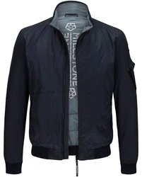 Milestone Blouson MS Albany Dunkelblau/Blau/Hellblau