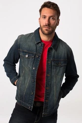 JP1880 Funktionsjacke Jeansjacke Dunkelblau/Blau/Hellblau