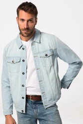 JP1880 Funktionsjacke Jeansjacke Hellblau/Blau