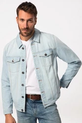 JP1880 Funktionsjacke Jeansjacke Hellblau/Blau