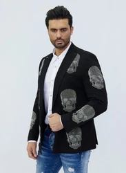 Denim Distriqt Sakko Elegantes Herren Sakko Schwarz/Beige/Braun/Grau