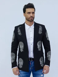Denim Distriqt Sakko Elegantes Herren Sakko Schwarz/Beige/Braun/Grau