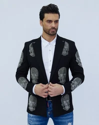 Denim Distriqt Sakko Elegantes Herren Sakko Schwarz/Beige/Braun/Grau