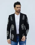 Denim Distriqt Sakko Elegantes Herren Sakko Schwarz/Beige/Braun/Grau
