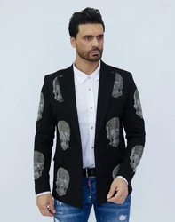 Denim Distriqt Sakko Elegantes Herren Sakko Schwarz/Beige/Braun/Grau