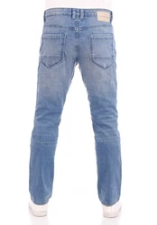 TOM TAILOR Straight-Jeans Herren Jeanshose Marvin Regular Fit Denim Hose Hellblau/Blau