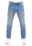 TOM TAILOR Straight-Jeans Herren Jeanshose Marvin Regular Fit Denim Hose Hellblau/Blau
