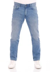 TOM TAILOR Straight-Jeans Herren Jeanshose Marvin Regular Fit Denim Hose Hellblau/Blau
