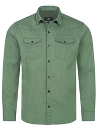 Jeanshemd Herren Jeanshemd mit Brusttaschen H-339
