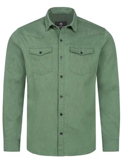 Rock Creek Jeanshemd mit Brusttaschen H-339