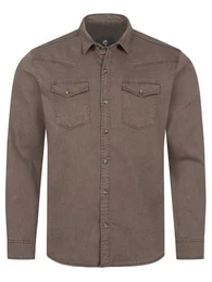 Jeanshemd Herren Jeanshemd mit Brusttaschen H-339