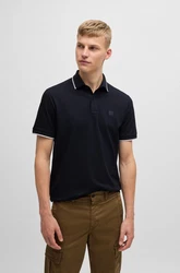 BOSS Shirt 'Passertip' Dunkelblau/Hellblau