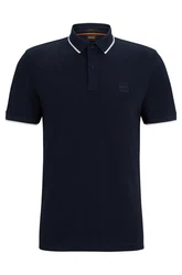 BOSS Shirt 'Passertip' Dunkelblau/Hellblau