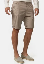 Indicode Chinoshorts Creel Beige/Khaki
