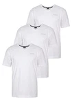H.I.S V-Shirt (3-er Pack) Slim Fit Weiß/Grau/Dunkelblau