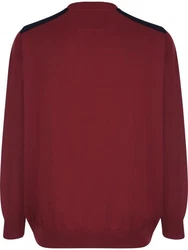 Babista Strickpullover VELLIANO mit Schulterbestzen rot