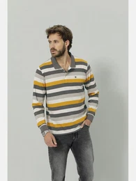 Langarm-Poloshirt VENELIO aus nachhaltiger Baumwolle