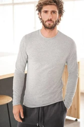 Next Langarmshirt Shirts (5-tlg) Dunkelblau/Blau/Grau/Weiß