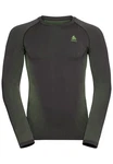 Odlo Longsleeve und Unterhemd Performance Warm Eco Dunkelgrün/Neonfarben/Grün/Khaki/Dunkelgrau