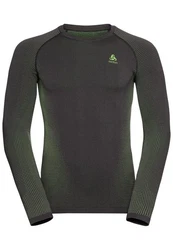 Odlo Longsleeve und Unterhemd Performance Warm Eco Dunkelgrün/Neonfarben/Grün/Khaki/Dunkelgrau