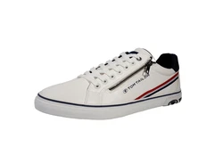 TOM TAILOR Sneaker Schnürhalbschuhe für Herren Rot/Creme/Weiß/Blau