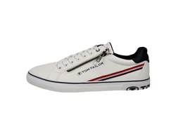 TOM TAILOR Sneaker Schnürhalbschuhe für Herren Rot/Creme/Weiß/Blau