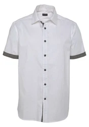Bruno Banani Kurzarmhemd Grau/Weiß/Hellgrau/Creme