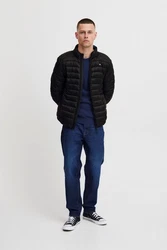 BLEND Jacke 'Romsey' (1-St) Schwarz/Dunkelrot/Grün/Dunkelgrün