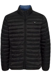 BLEND Jacke 'Romsey' (1-St) Schwarz/Dunkelrot/Grün/Dunkelgrün