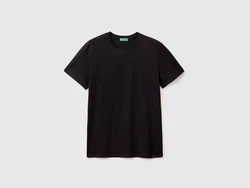 UNITED COLORS OF BENETTON T-Shirt Schwarz/Dunkelgrau