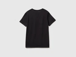 UNITED COLORS OF BENETTON T-Shirt Schwarz/Dunkelgrau