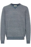 Blend Rundhalspullover Bruton blaumeliert