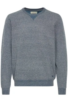 Blend Rundhalspullover Bruton blaumeliert