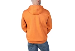 Carhartt Kapuzensweatshirt Logo Hooded Sweatshirt K288 schwarz-orange/Hellorange