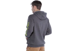 Carhartt Kapuzensweatshirt Logo Hooded Sweatshirt K288 Dunkelgrau