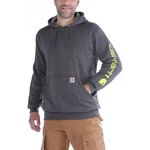 Carhartt Kapuzensweatshirt Logo Hooded Sweatshirt K288 Dunkelgrau