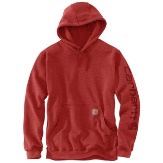 Carhartt Kapuzensweatshirt Logo Hooded Sweatshirt K288 rot Carhartt Kapuzensweatshirt Logo Hooded Sweatshirt K288 rot