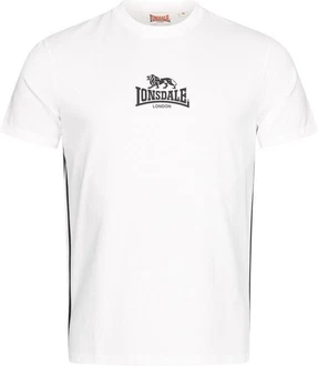 Lonsdale T-Shirt Shegra Weiß/Creme/Dunkelrot/Rot