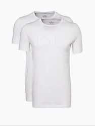RAGMAN T-Shirt DP rundhals Body Fit Weiß/Grau/Creme