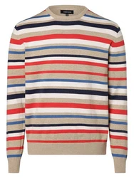Andrew James Strickpullover Mischfarben/Rot/Beige/Creme