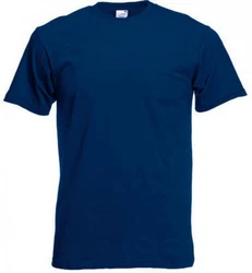 Fruit of the Loom Rundhalsshirt Original Herren T-Shirt Dunkelblau/Blau