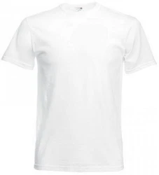 Fruit of the Loom Rundhalsshirt Original Herren T-Shirt Weiß/Creme/Grau
