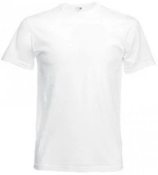 Fruit of the Loom Rundhalsshirt Original Herren T-Shirt Weiß/Creme/Grau