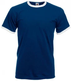 Rundhalsshirt Ringer Herren T-Shirt
