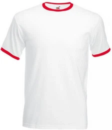 Rundhalsshirt Ringer Herren T-Shirt