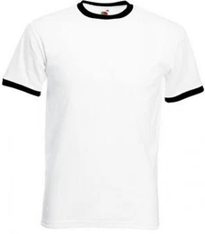 Rundhalsshirt Ringer Herren T-Shirt