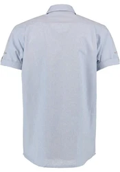OS-Trachten Trachtenhemd Flino Blau/Hellblau