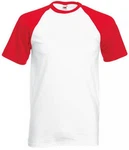 Fruit of the Loom Rundhalsshirt Shortsleeve Baseball Herren T-Shirt 